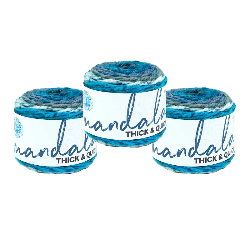 3 Pack Lion Brand® Mandala® Thick & Quick Yarn