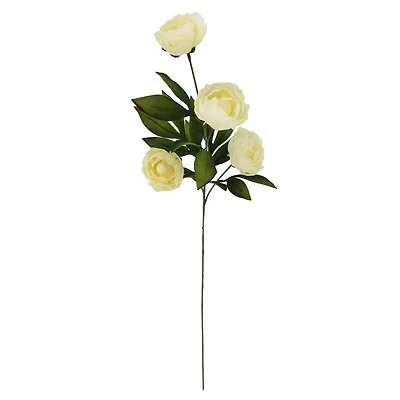 28" Cream Peony Stem by Ashland®