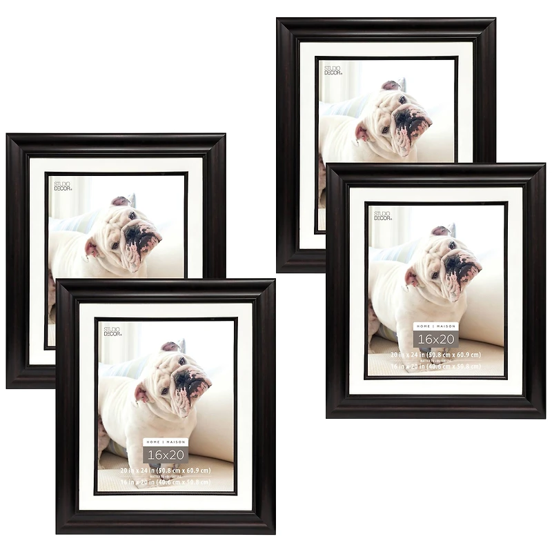 4 Pack: Bronze Scoop Frame With Mat, Home Collection by Studio Décor®