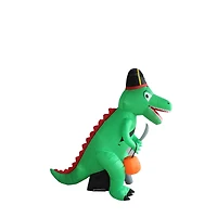 8ft. Inflatable Dino Pirate
