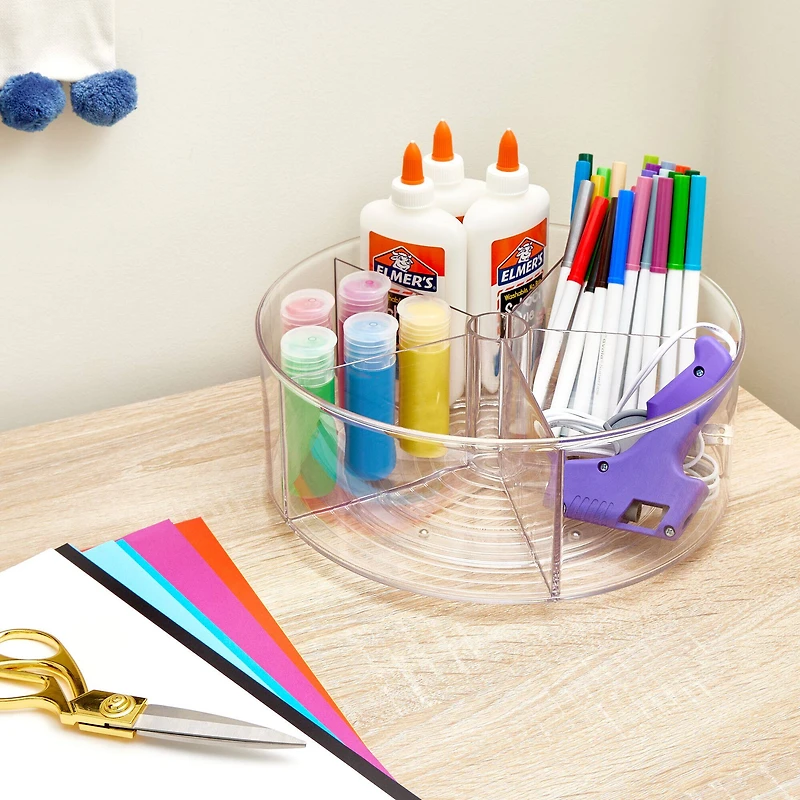 iDesign 11.5" 5 Compartment Plastic Turntable