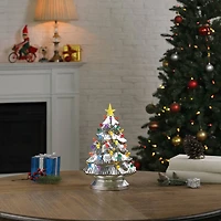 Mr. Christmas 14" Silver Shatterproof Nostalgic Tree