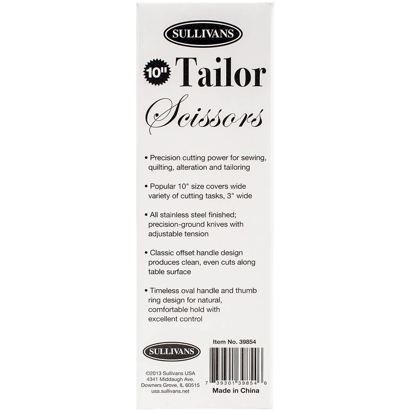 Sullivans 10" Tailor Scissors