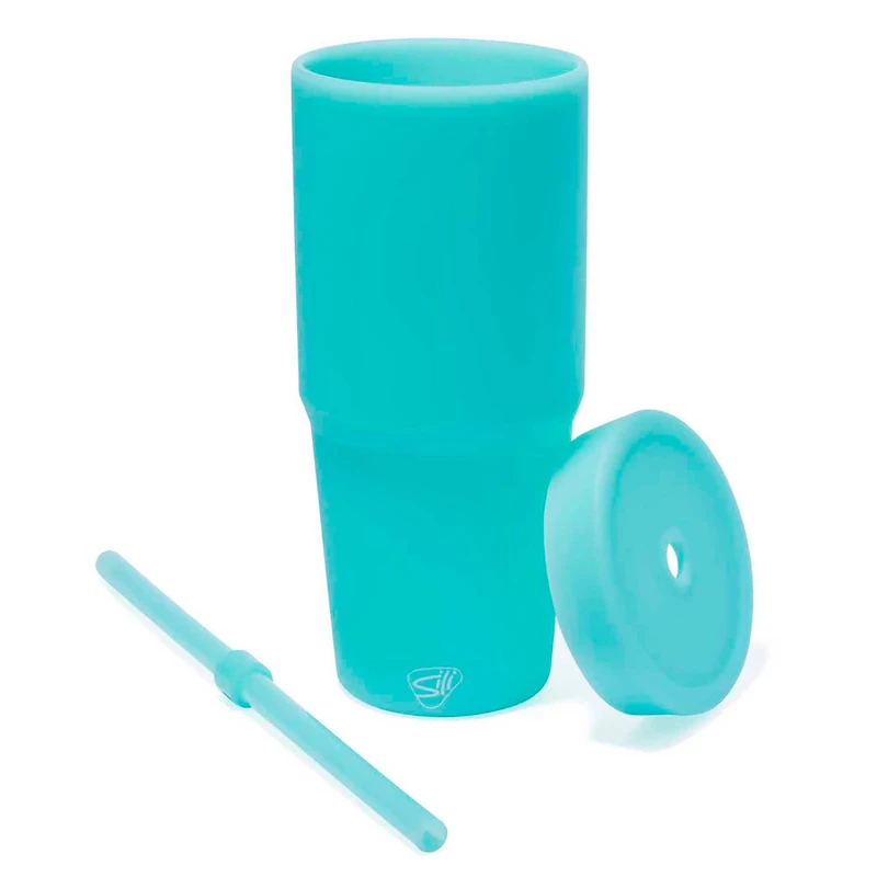 Silipint® 32oz. Aqua & Sugar Rush Silicone Straw Tumblers