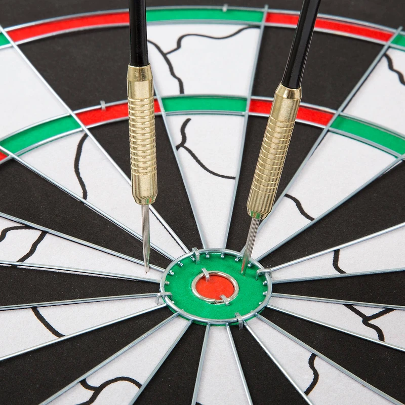 Toy Time Double-Sided Flocked Indoor Dartboard