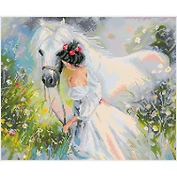 Diamond Dotz® Intermediate Field of Dreams Pre-Framed Diamond Painting Kit