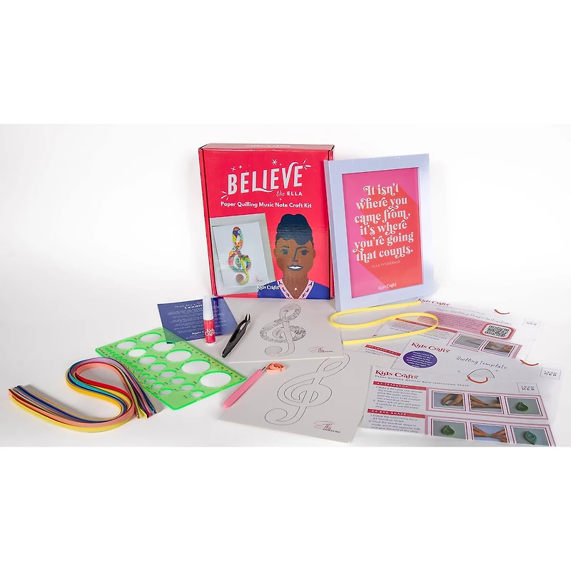 Kids Crafts Believe Like Ella Paper Quilling Music Note Craft Kit
