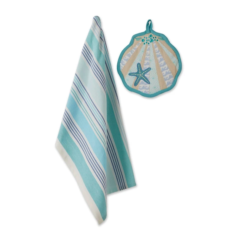 DII® Seashell Potholder Gift Set
