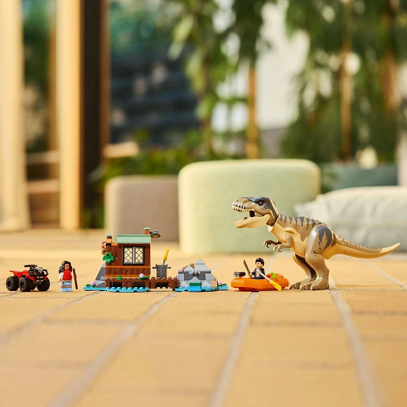 LEGO® Jurassic World T. rex River Escape Dinosaur Figure Building Set 76975