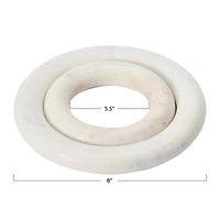 Hello Honey® Marble Dining Table Trivet Set