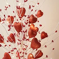 Glitzhome® 21" Lighted Valentine's Heart Table Tree