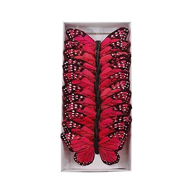 Reliant 5" Red Butterflies, 12ct.