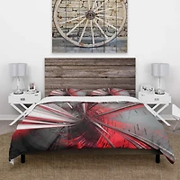 Designart 'Fractal 3D Deep into Middle' Modern & Contemporary Bedding Set