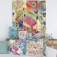 Designart - Iridiscent Daisy Flowers