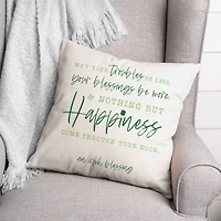 Irish Blessing Throw Pillow