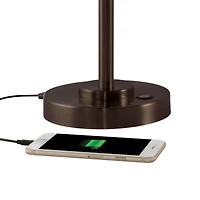 OttLite Wellness Series 22" Bronze Restore LED Desk Lamp