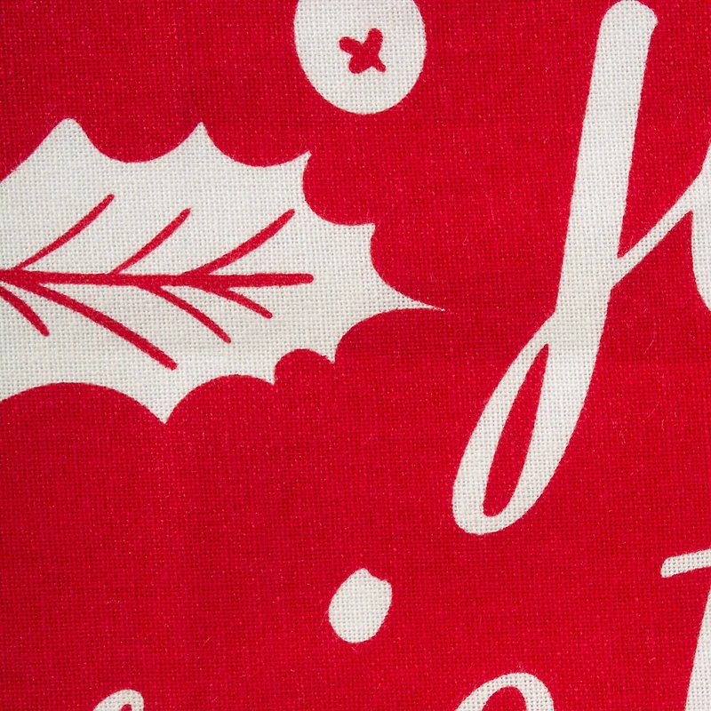 DII® Red & Green Boughs Of Holly Dishtowel Set