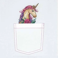 MP Studia Unicorn Cross Stitch On Clothes Kit