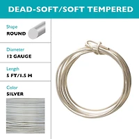 The Beadsmith® Wire Elements™ Gauge Silver Tarnish Resistant Soft Temper Wire