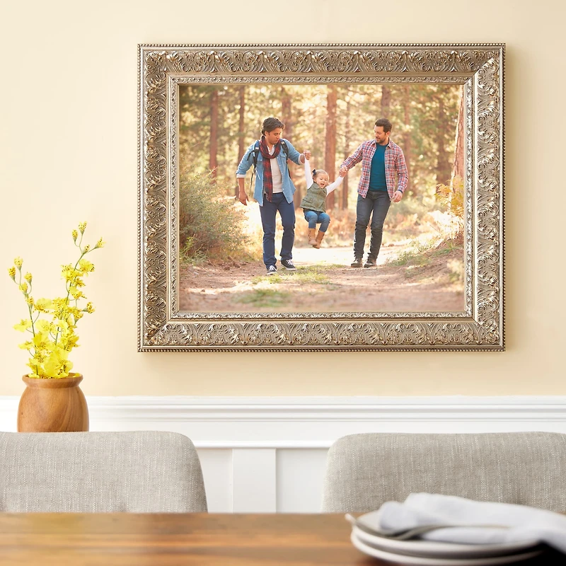 Antique Champagne Open Back Frame by Studio Décor