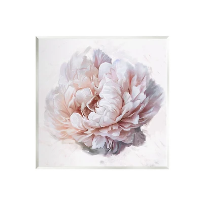 Stupell Industries Detailed Peony Petals Wall Plaque Art