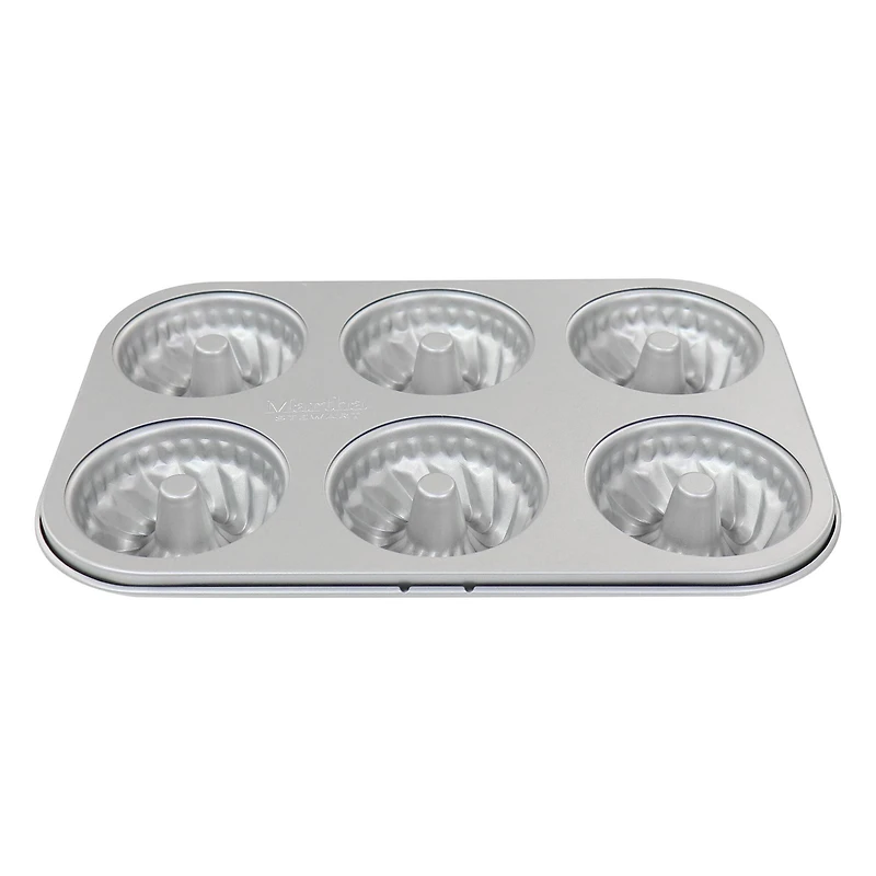 Martha Stewart 6-Cup Carbon Steel Doughnut Pan