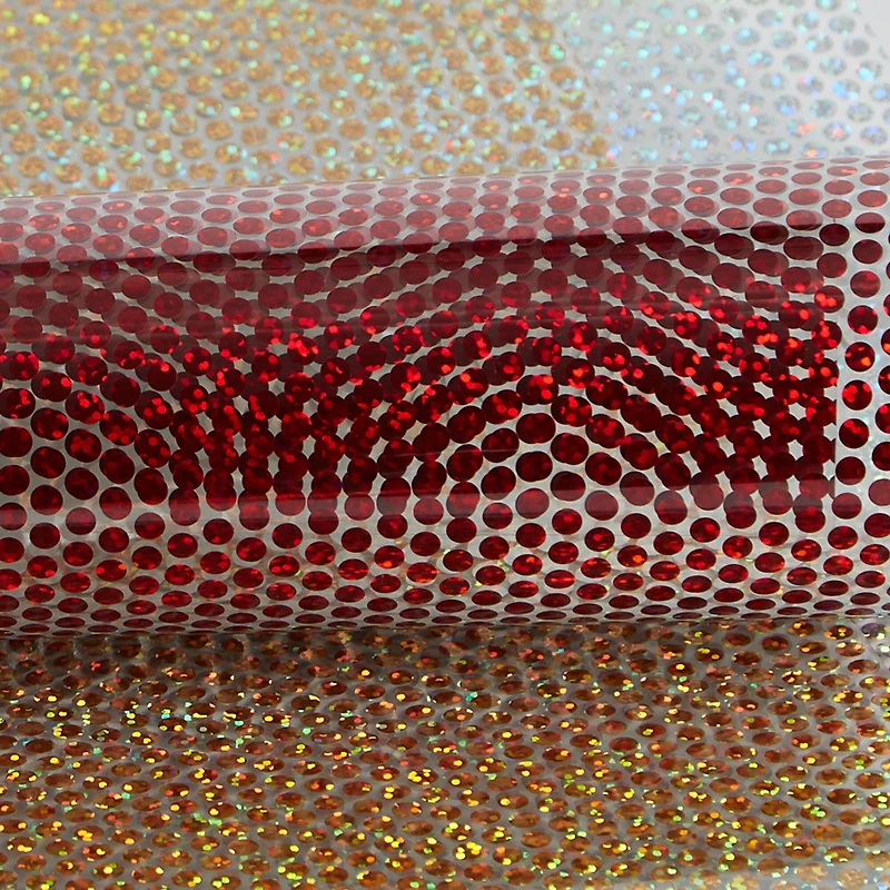 Cricut® Cherry Fizz Holographic Sparkle Iron-On Mosaic Circles Sampler