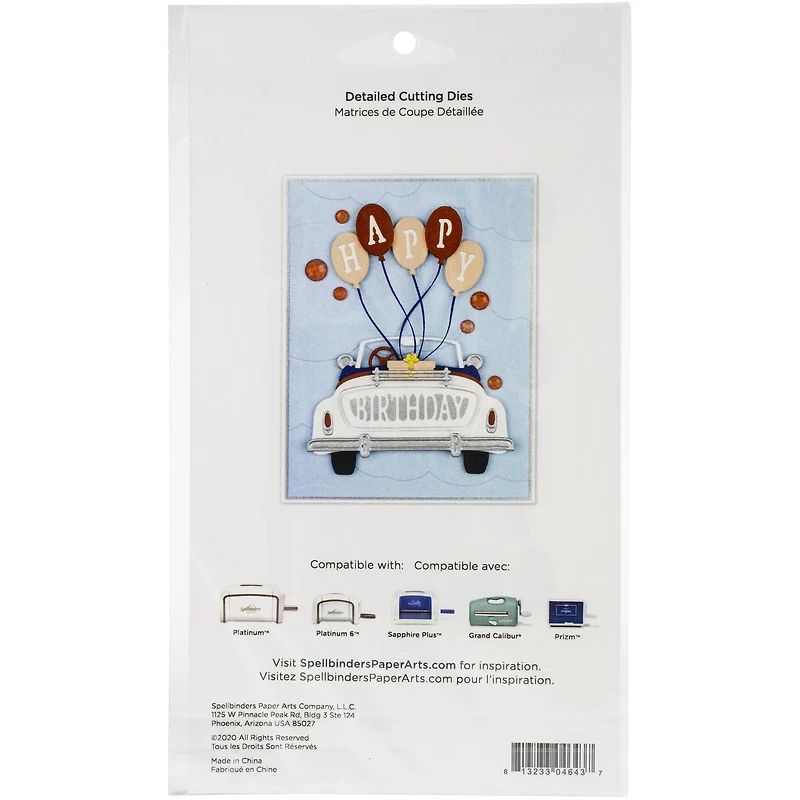 Spellbinders® Sunday Drive Etched Die Set