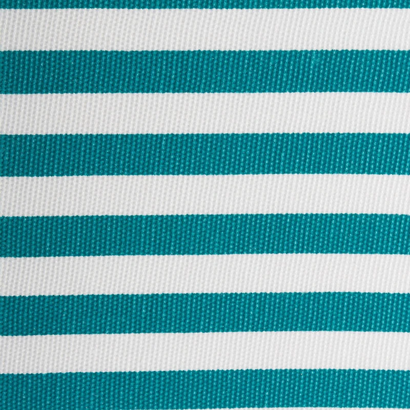 DII® Square Teal Pinstripe Polyester Cube