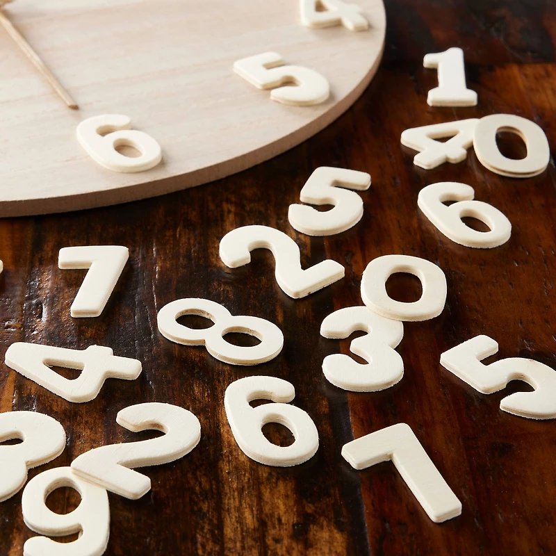 1.5" Punch Cut Wood Numbers Set by Make Market®