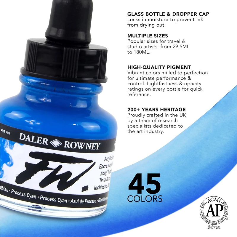 Daler-Rowney® FW Acrylic Ink Starter Set