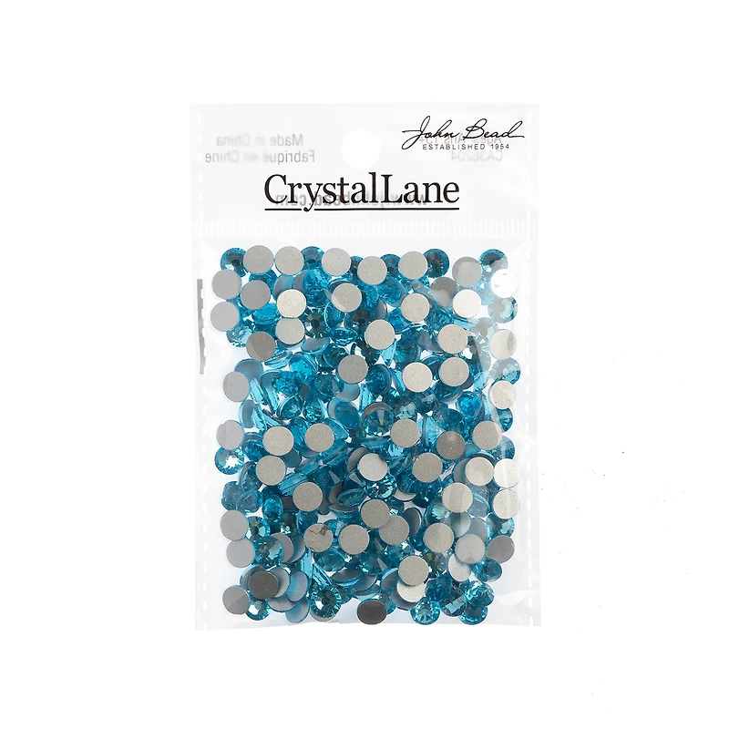 John Bead Crystal Lane SS30 Glass Round Flatback Rhinestones