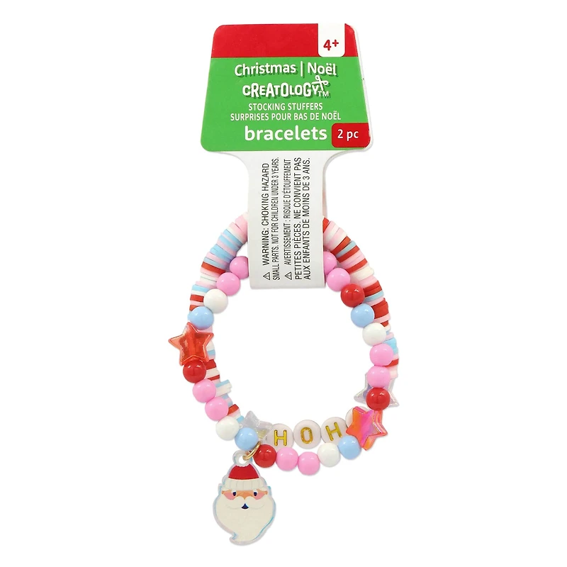 Santa Bead Bracelets by Creatology™
