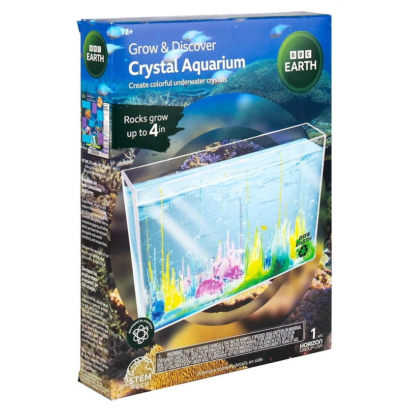 BBC Earth Grow & Discover Crystal Aquarium