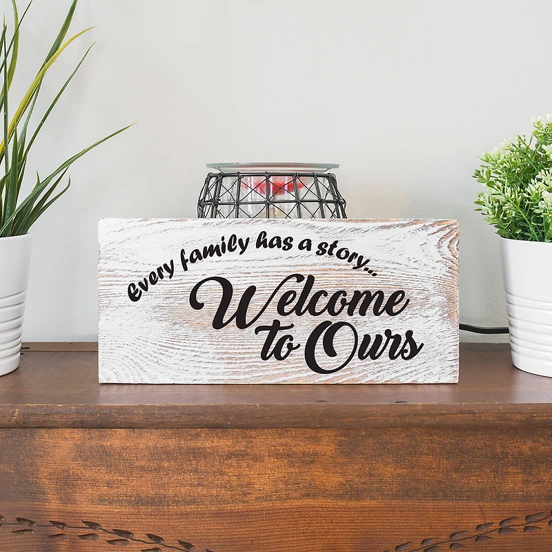 Leisure Arts® Vinyl Every Family Has A Story Black Wall Decal