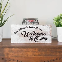 Leisure Arts® Vinyl Every Family Has A Story Black Wall Decal