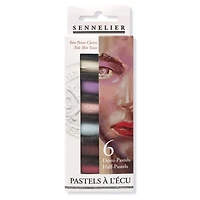 Sennelier Portrait Light Tones Extra-Soft Half-Pastel Set, 6ct.