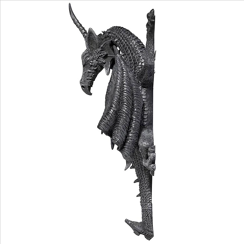 Design Toscano 13.5" Horned Dragon of Devonshire Wall Sculpture