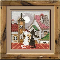 RIOLIS City & Cats Spring Counted Cross Stitch Kit