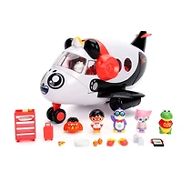 Jada Toys® Ryan's World™ Panda Airplane Set with 6 Figures