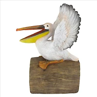 Design Toscano 14" Splash the Pelican Gutter Guardian Downspout Statue