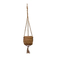 Hello Honey® Straw & Jute Hanging Planter