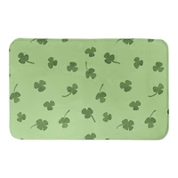 Dainty Shamrock Pattern 21" x 34" Bath Mat