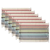 DII® Mediterranean Stripe Placemats, 6ct.