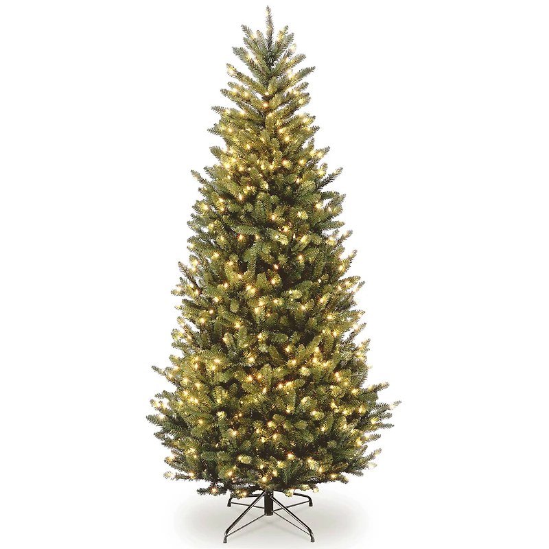 9ft. Pre-Lit Natural Fraser Fir Artificial Christmas Tree, Clear Lights