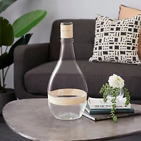 The Novogratz 20" Clear Glass Coastal Vase