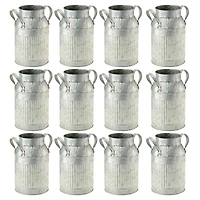 12 Pack: 8" Galvanized Decorative Milk Jug by Ashland®
