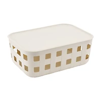 Ezy Storage Aura 12.7qt. Lidded Basket