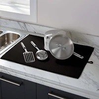 Kitchen Details Jumbo Black Drying Mats, 2ct.