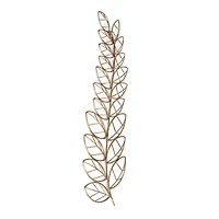 Habitat Decor 33" Gold Eber Leaves Metal Wall Art